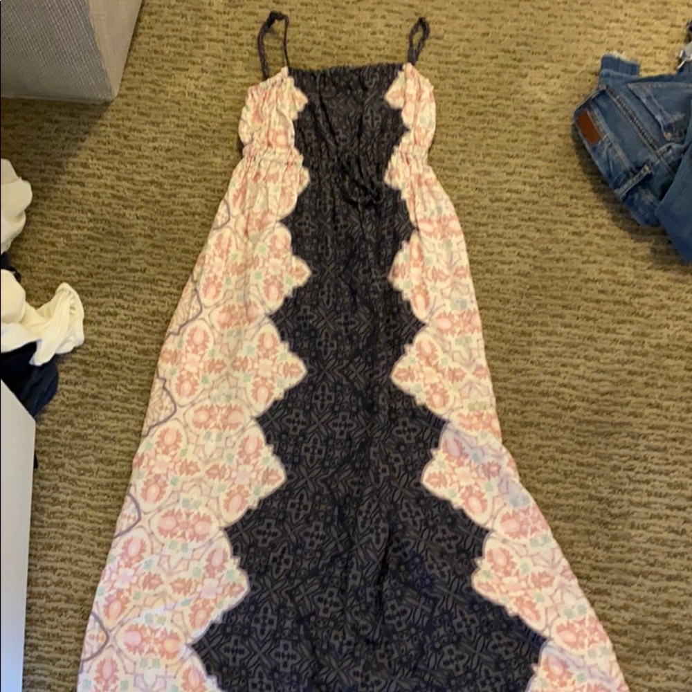 Long patterned dress